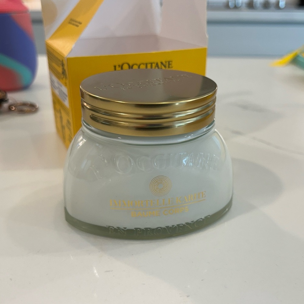L'OCCITANE Immortelle Youth Body Balm - Yellow Box